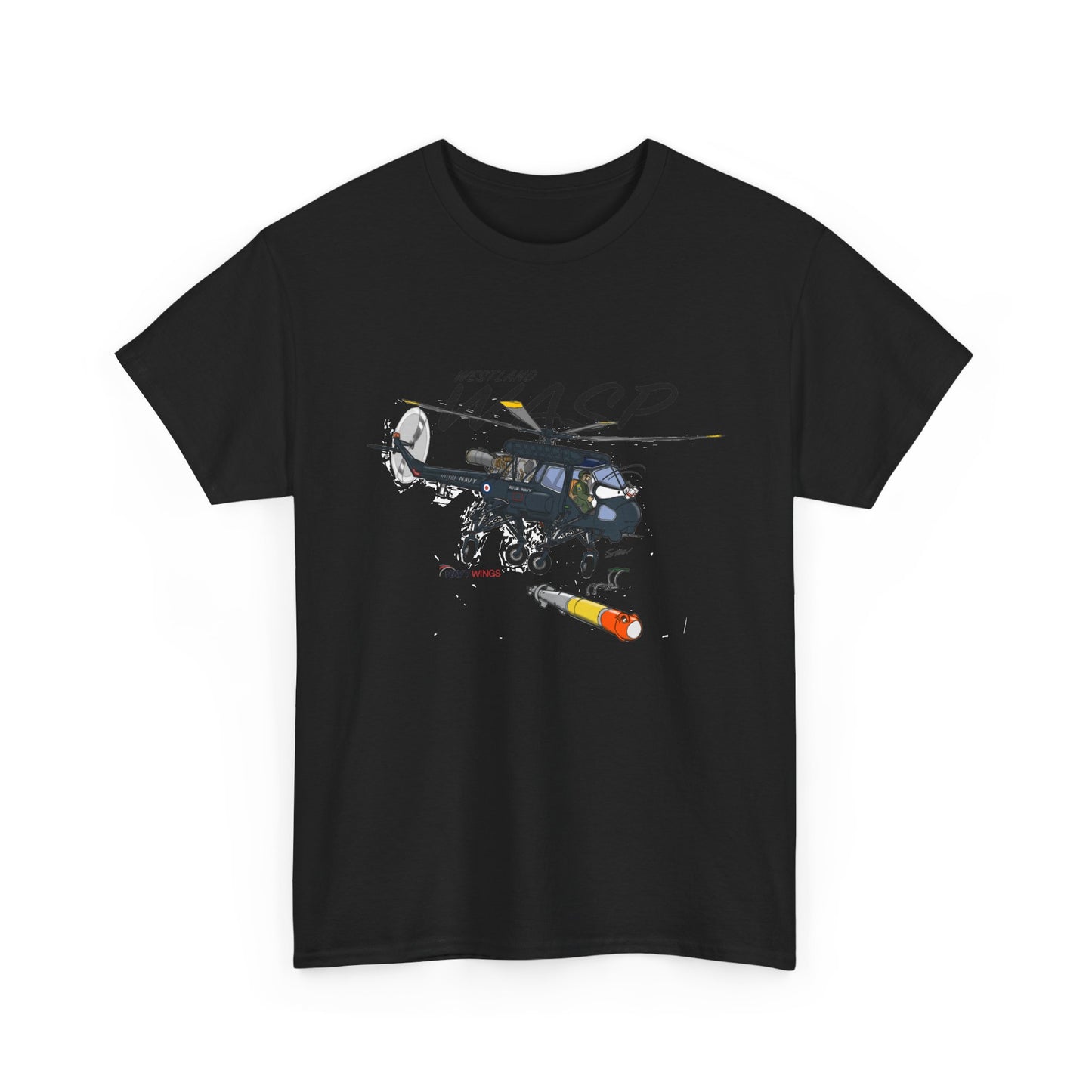 Wasp Attack Helicopter Tee — Military Aviation Graphic T-Shirt