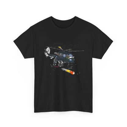 Wasp Attack Helicopter Tee — Military Aviation Graphic T-Shirt