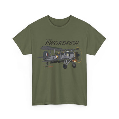 Swordfish Vintage Biplane T-Shirt — WWII Aircraft Aviation Tee