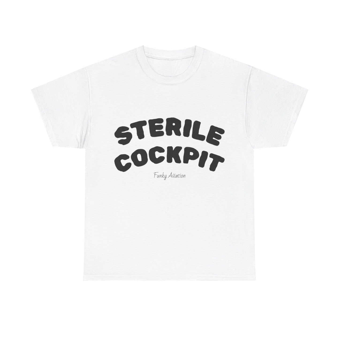 Sterile Cockpit Graphic Tee — Funny Aviation Pilot T-Shirt