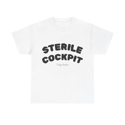 Sterile Cockpit Graphic Tee — Funny Aviation Pilot T-Shirt