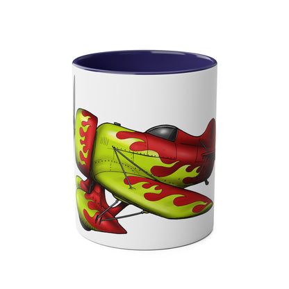 Gee Bee Two-Tone Coffee Mugs, 11oz - Funky Aviation