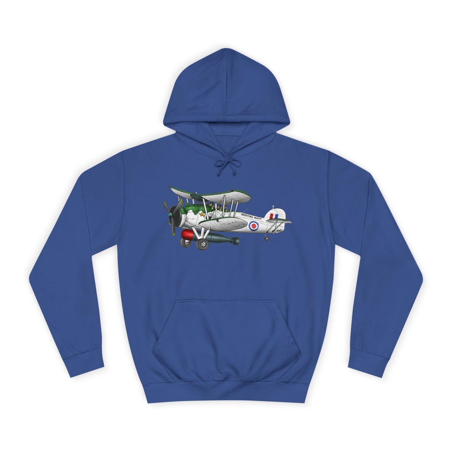 Navy Swordfish historic Aircraft Unisex College Hoodie - Funky Aviation