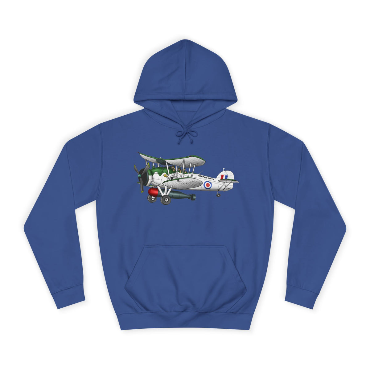 Navy Swordfish historic Aircraft Unisex College Hoodie - Funky Aviation