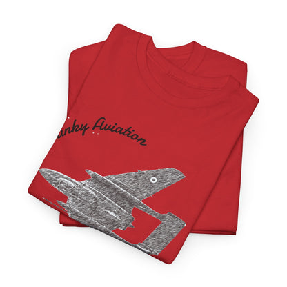 Funky Aviation Sea Vixen Vintage Aircraft T-Shirt