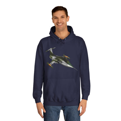 Starfighter Aircraft Design Unisex College Hoodie - Funky Aviation
