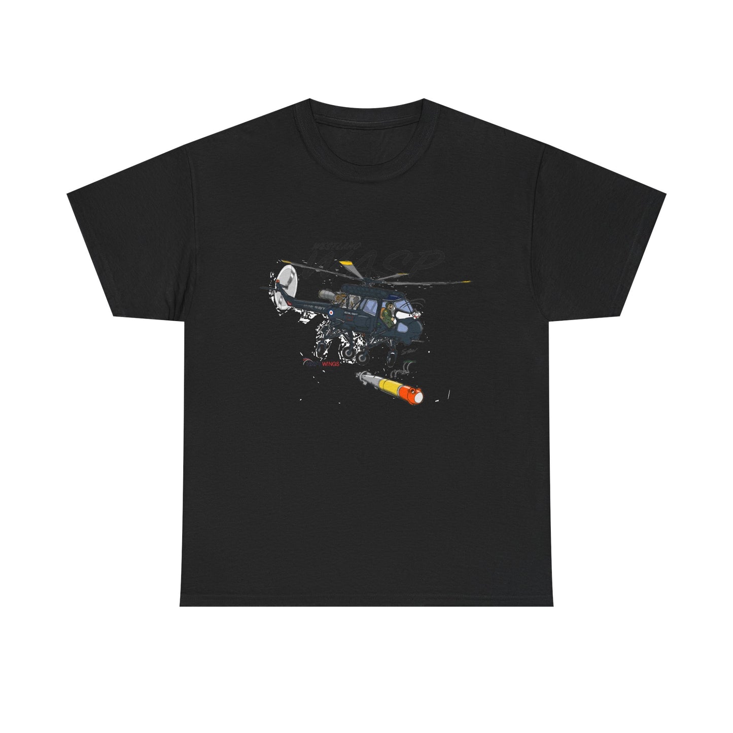 Wasp Attack Helicopter Tee — Military Aviation Graphic T-Shirt