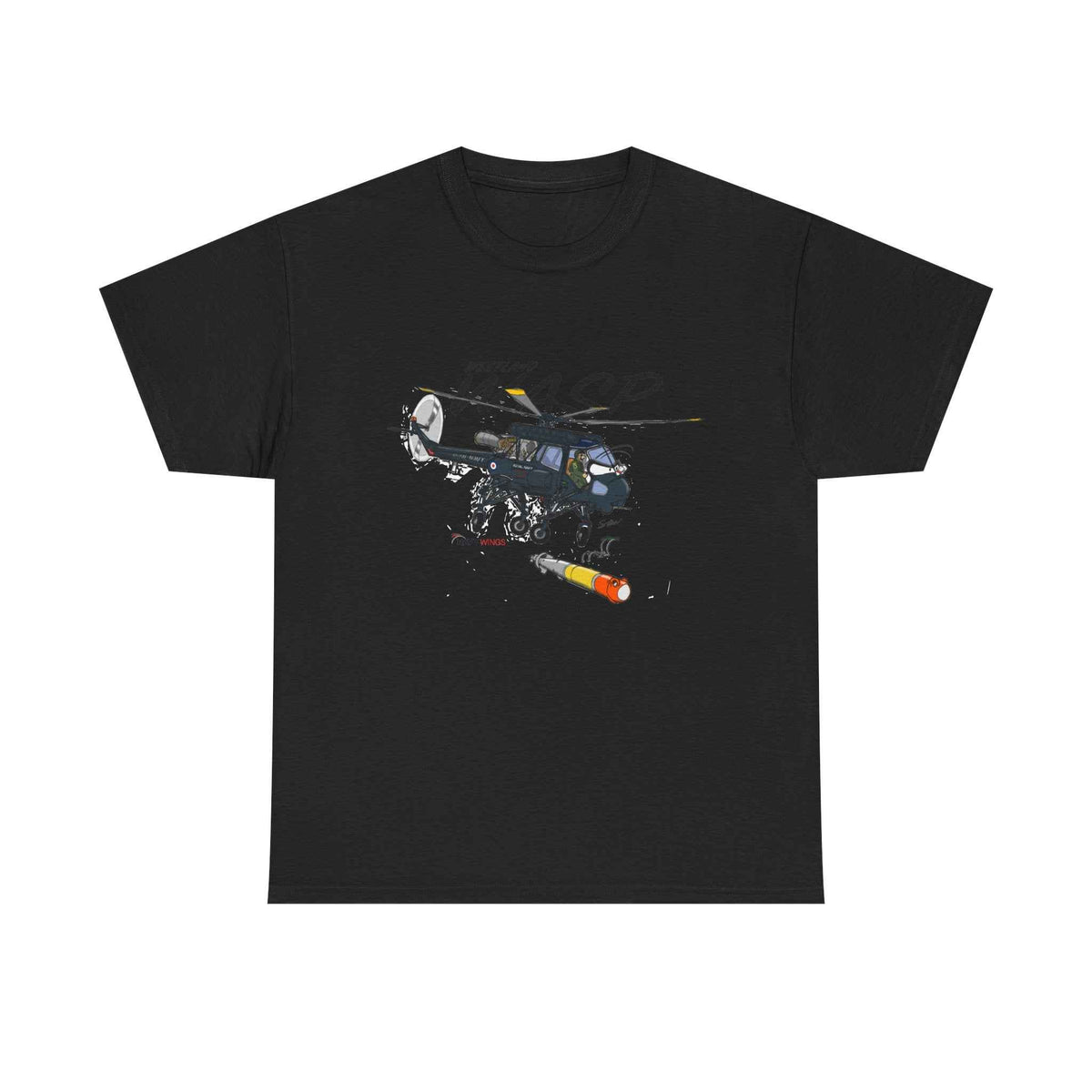 Wasp Attack Helicopter Tee — Military Aviation Graphic T-Shirt
