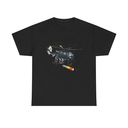 Wasp Attack Helicopter Tee — Military Aviation Graphic T-Shirt