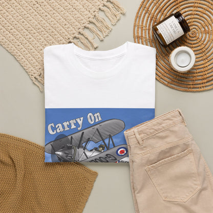 Carry On Flying Vintage Biplane Aviation T-Shirt