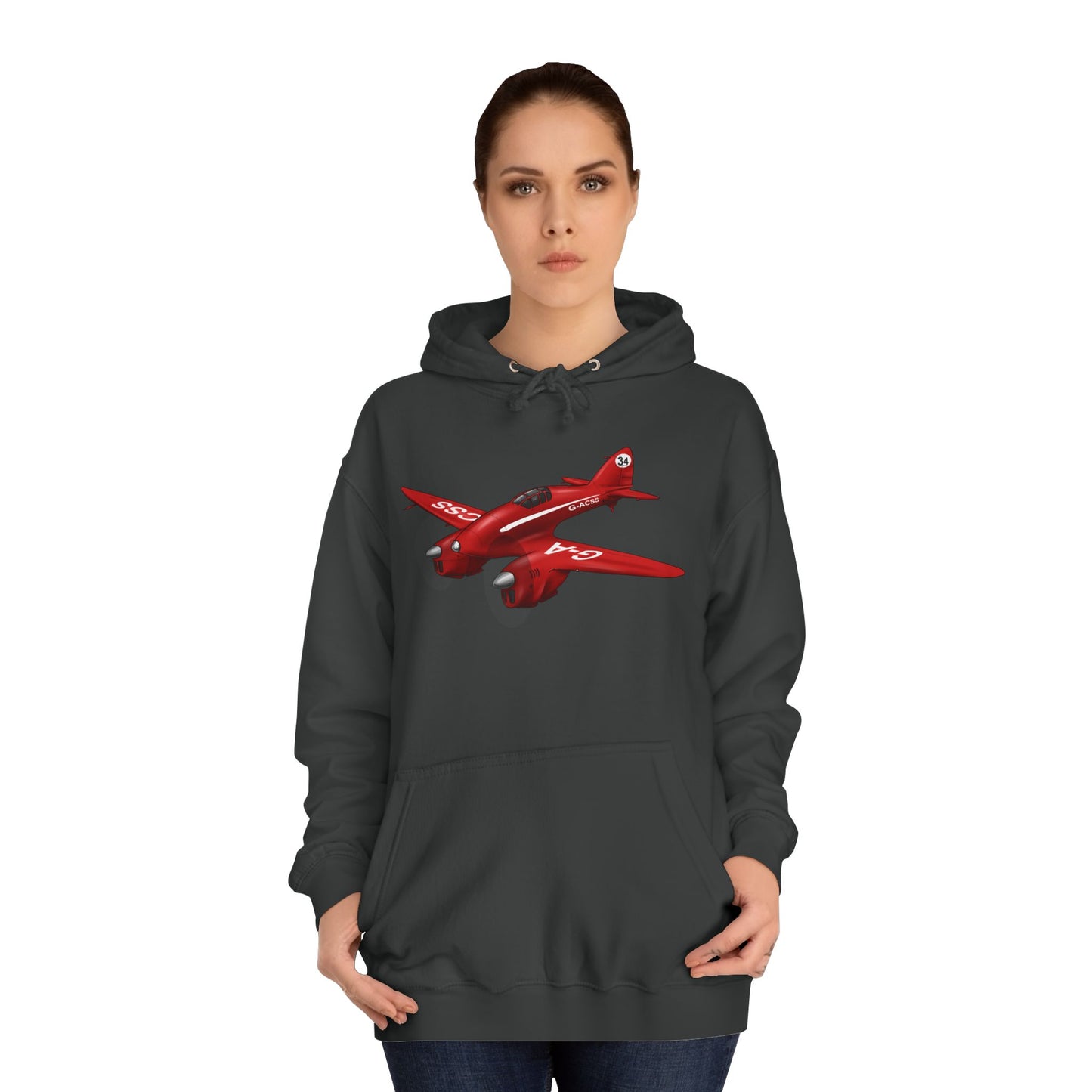 Historic Comet Racer  - Historic Aircraft Hoodie