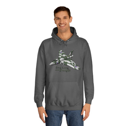 Vulcan Bomber Aircraft Unisex College Hoodie - Funky Aviation