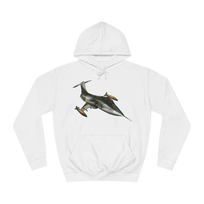 Starfighter Aircraft Design Unisex College Hoodie - Funky Aviation