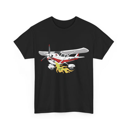 Cessna Unisex Tee Hand Drawn Aviation Design
