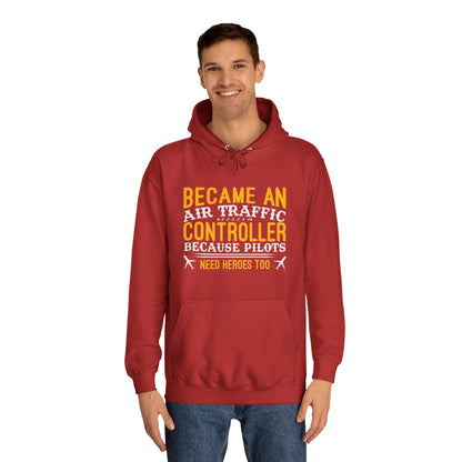 ATC Slogan Unisex College Hoodie - Funky Aviation