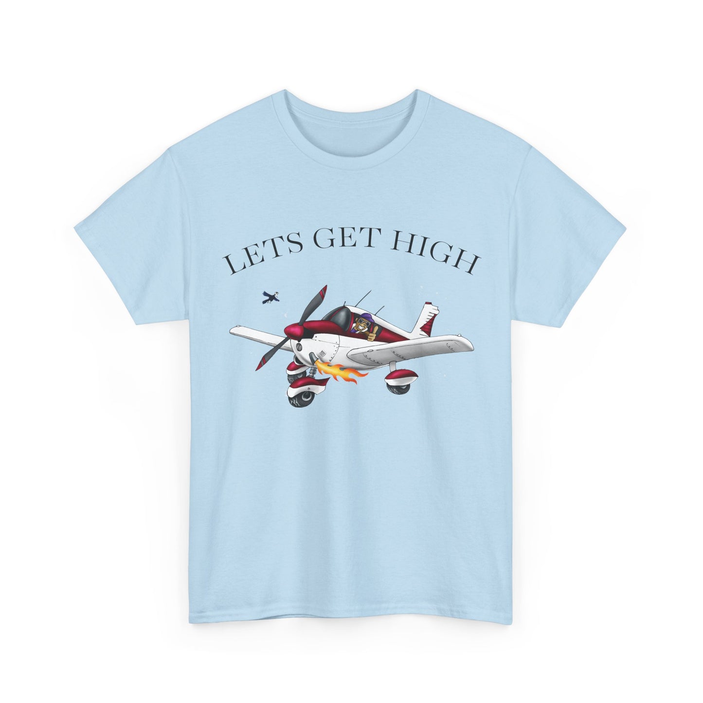 Lets Get High Unisex Heavy Cotton Tee