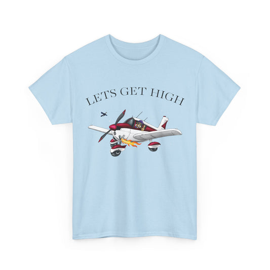 Lets Get High Unisex Heavy Cotton Tee