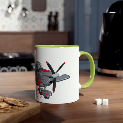 Eurostar EV07 Captain Cool Two-Tone Coffee Mugs, 11oz - Funky Aviation