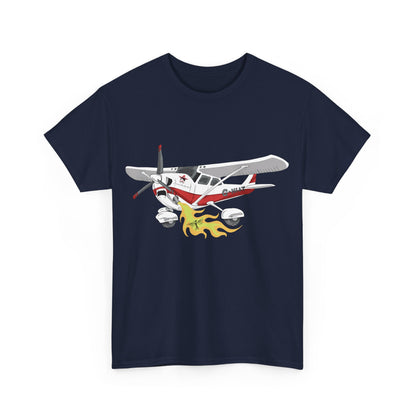 Cessna Unisex Tee Hand Drawn Aviation Design