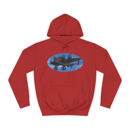 Vintage Lancaster Bomber Hoodie - Aviation Graphic Pullover