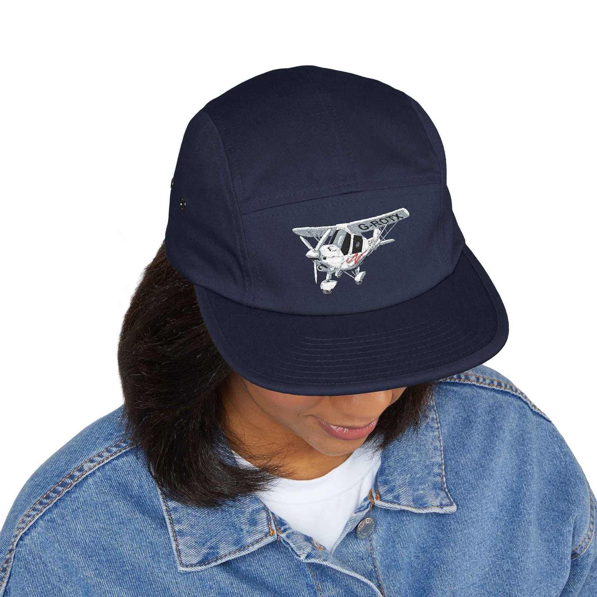 Rotax Ikarus C42 Sports Aviation Racing Embroidered 5-Panel Cap