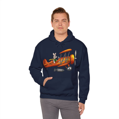 This little Piggy Pilot design Unisex Hoodie - Funky Aviation