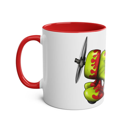 Gee Bee Two-Tone Coffee Mugs, 11oz - Funky Aviation