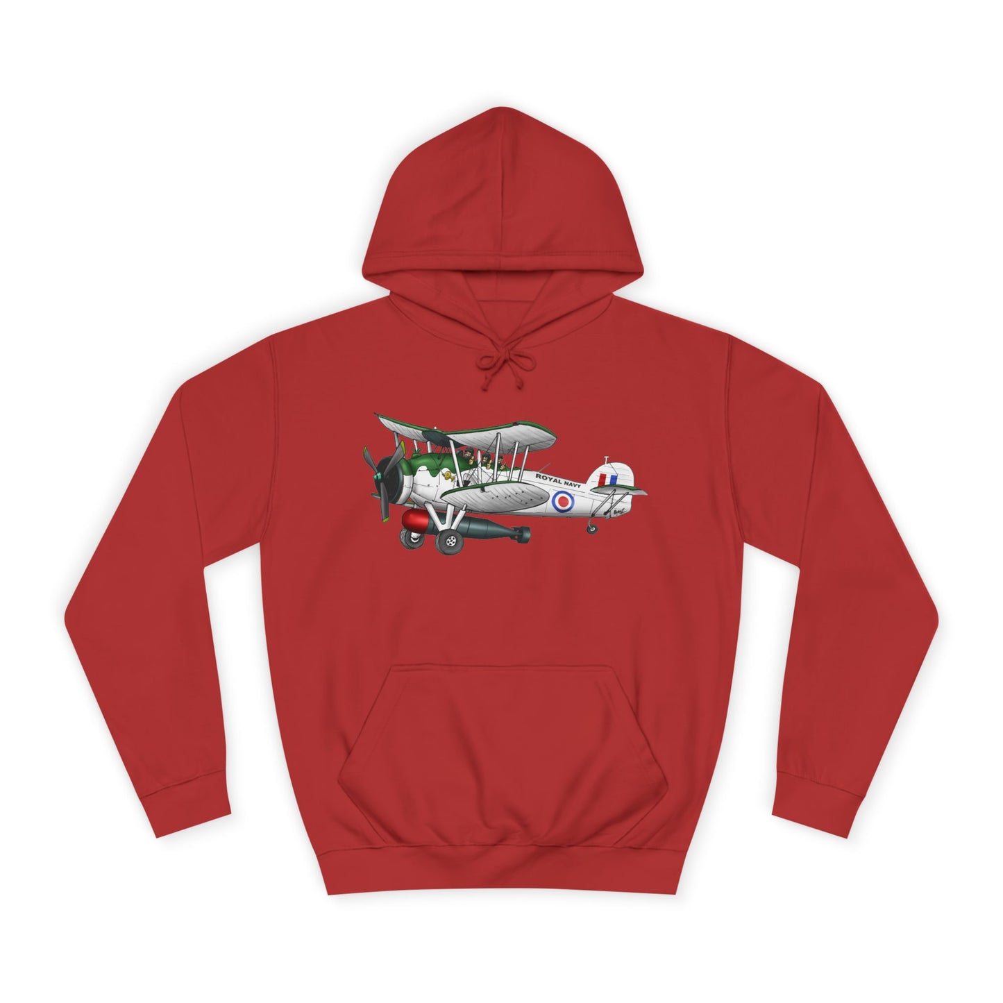 Navy Swordfish historic Aircraft Unisex College Hoodie - Funky Aviation