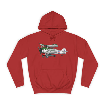 Navy Swordfish historic Aircraft Unisex College Hoodie - Funky Aviation