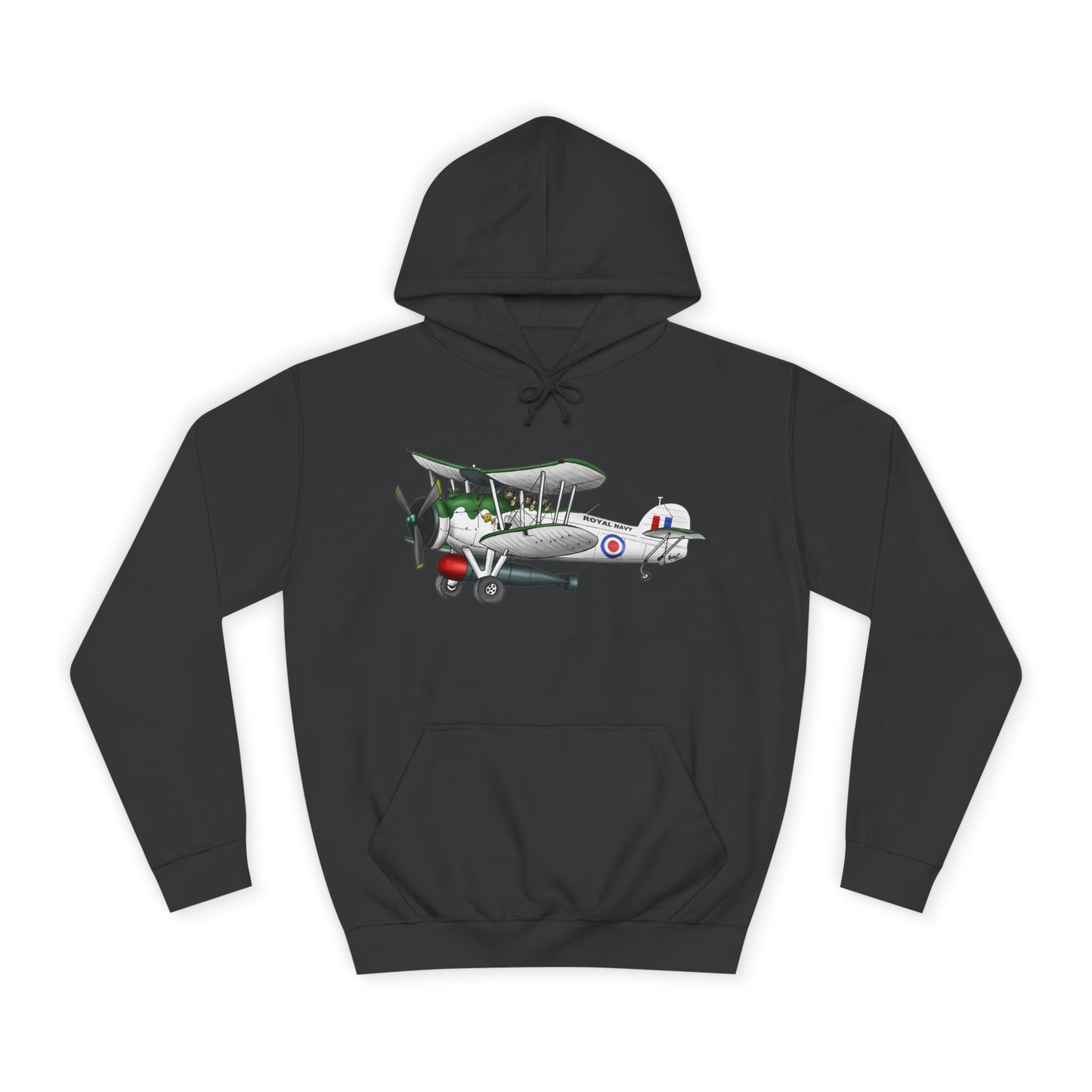 Navy Swordfish historic Aircraft Unisex College Hoodie - Funky Aviation