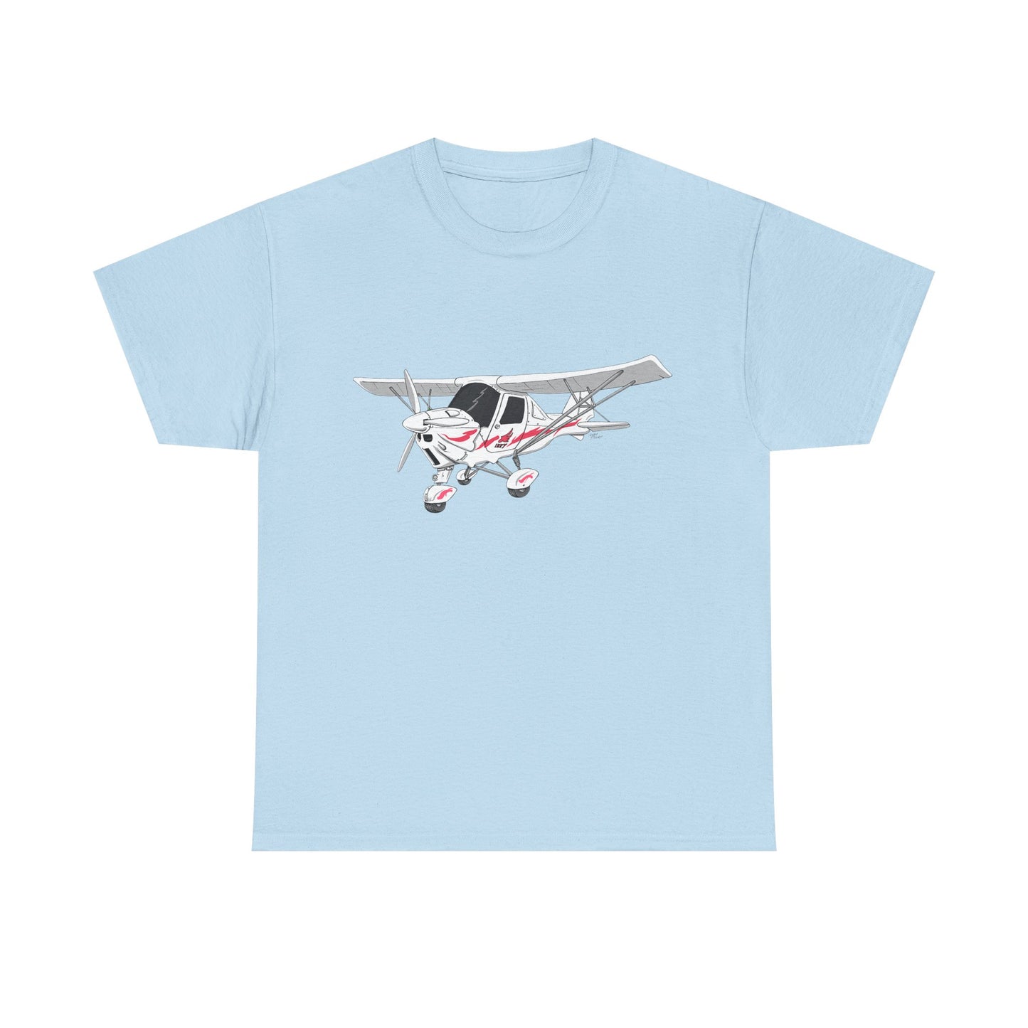 C42 Microlight Unisex Tee with Red Decals