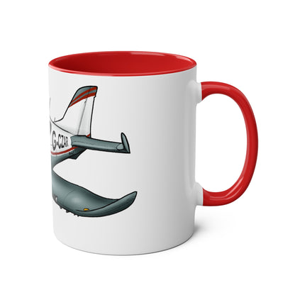 Sportcruiser Aircraft Two-Tone Coffee Mugs, 11oz - Funky Aviation