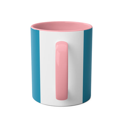 Cess-Nah Slogan Two-Tone Coffee Mugs, 11oz - Funky Aviation