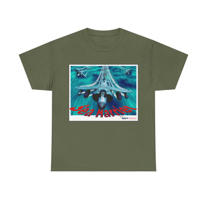 Harrier Jump Jet Vintage Navy Airplane T-Shirt — Retro Military Aviation Tee