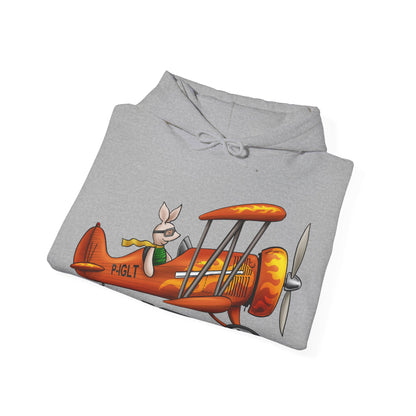 This little Piggy Pilot design Unisex Hoodie - Funky Aviation