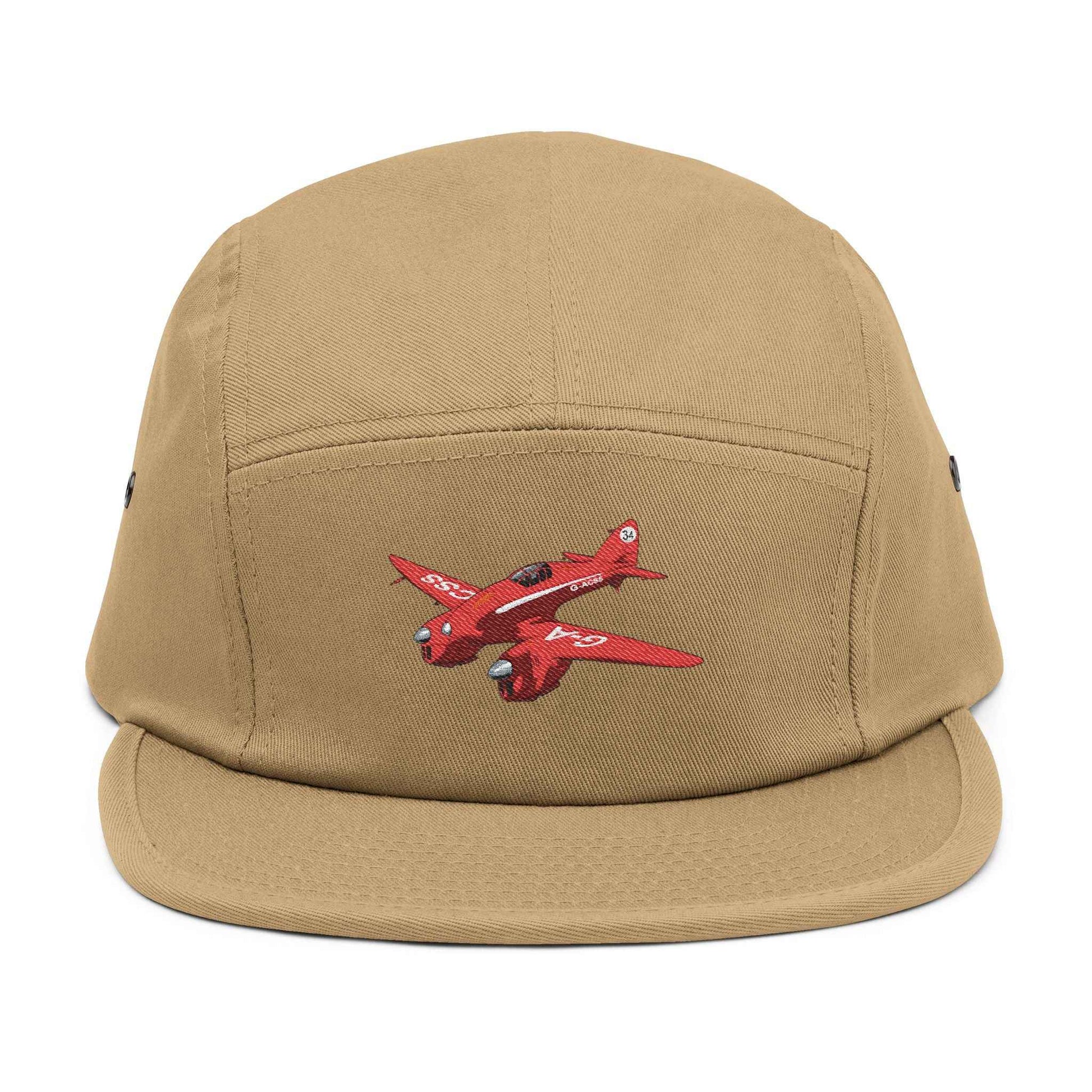 Vintage Comet Racer 5-Panel Cap — Embroidered Racing Logo