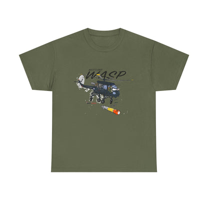 Wasp Attack Helicopter Tee — Military Aviation Graphic T-Shirt