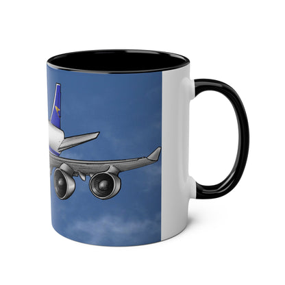 BOAC Boeing 747 Two-Tone Coffee Mugs, 11oz - Funky Aviation