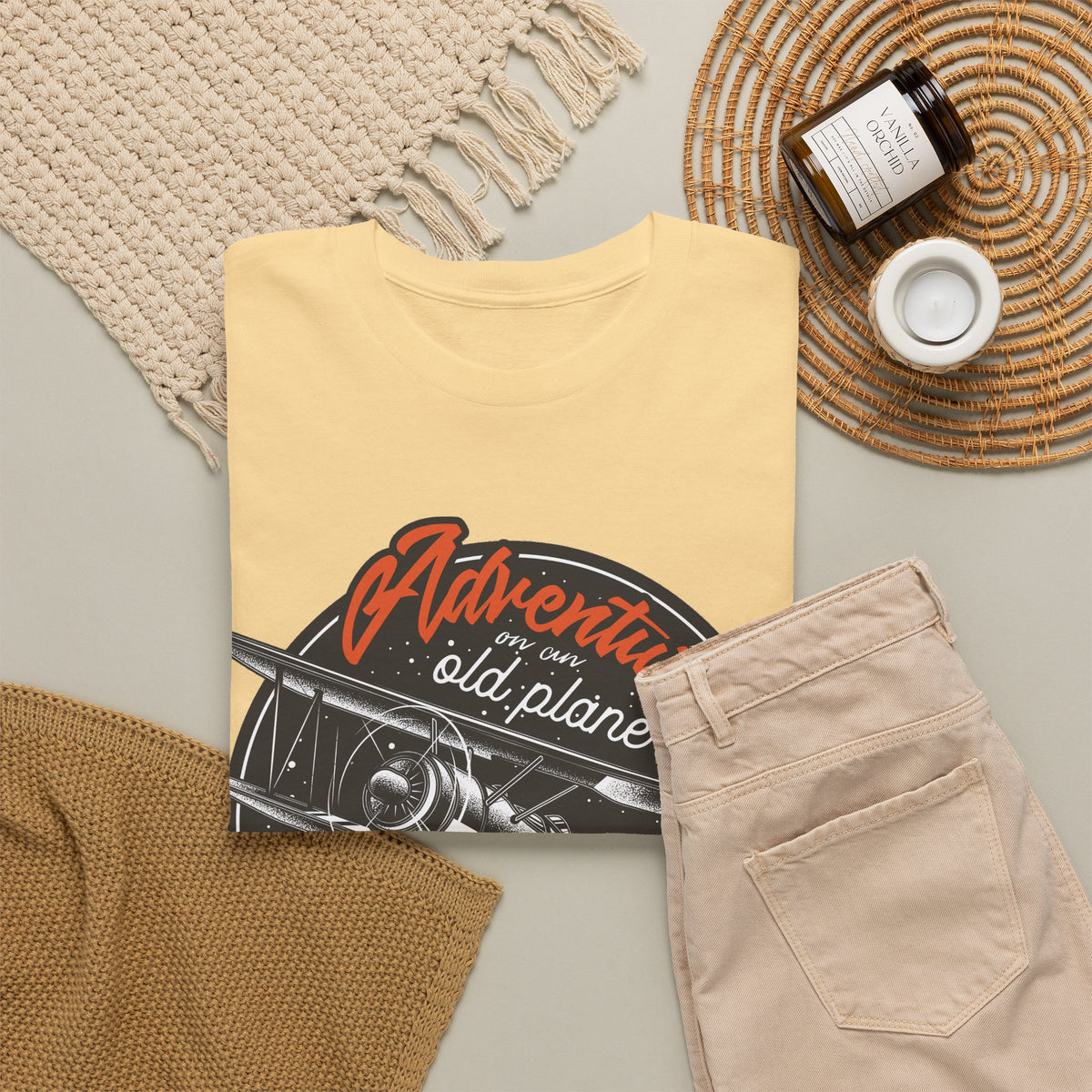 Adventure Airplane Vintage Aviation T-Shirt