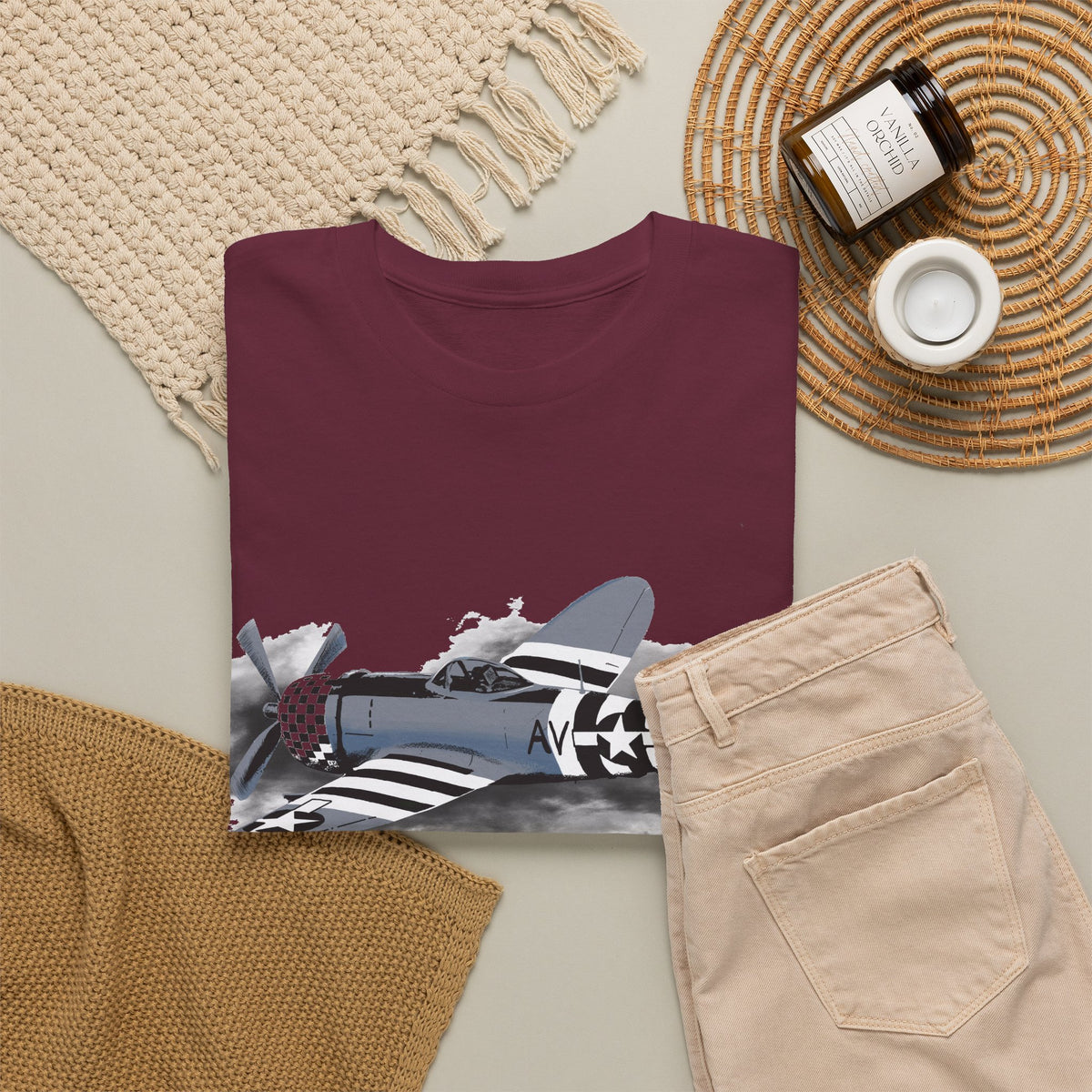 Vintage Airplane Graphic T-Shirt