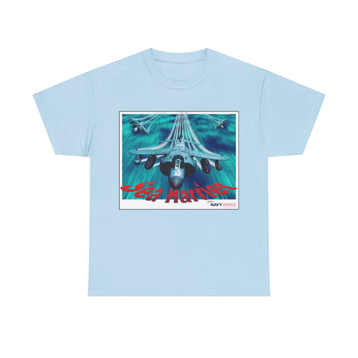 Harrier Jump Jet Vintage Navy Airplane T-Shirt — Retro Military Aviation Tee