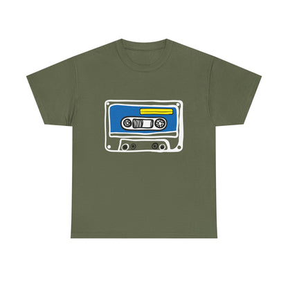 Retro Cassette Tape Graphic T-Shirt — 80s Music Vintage Tee