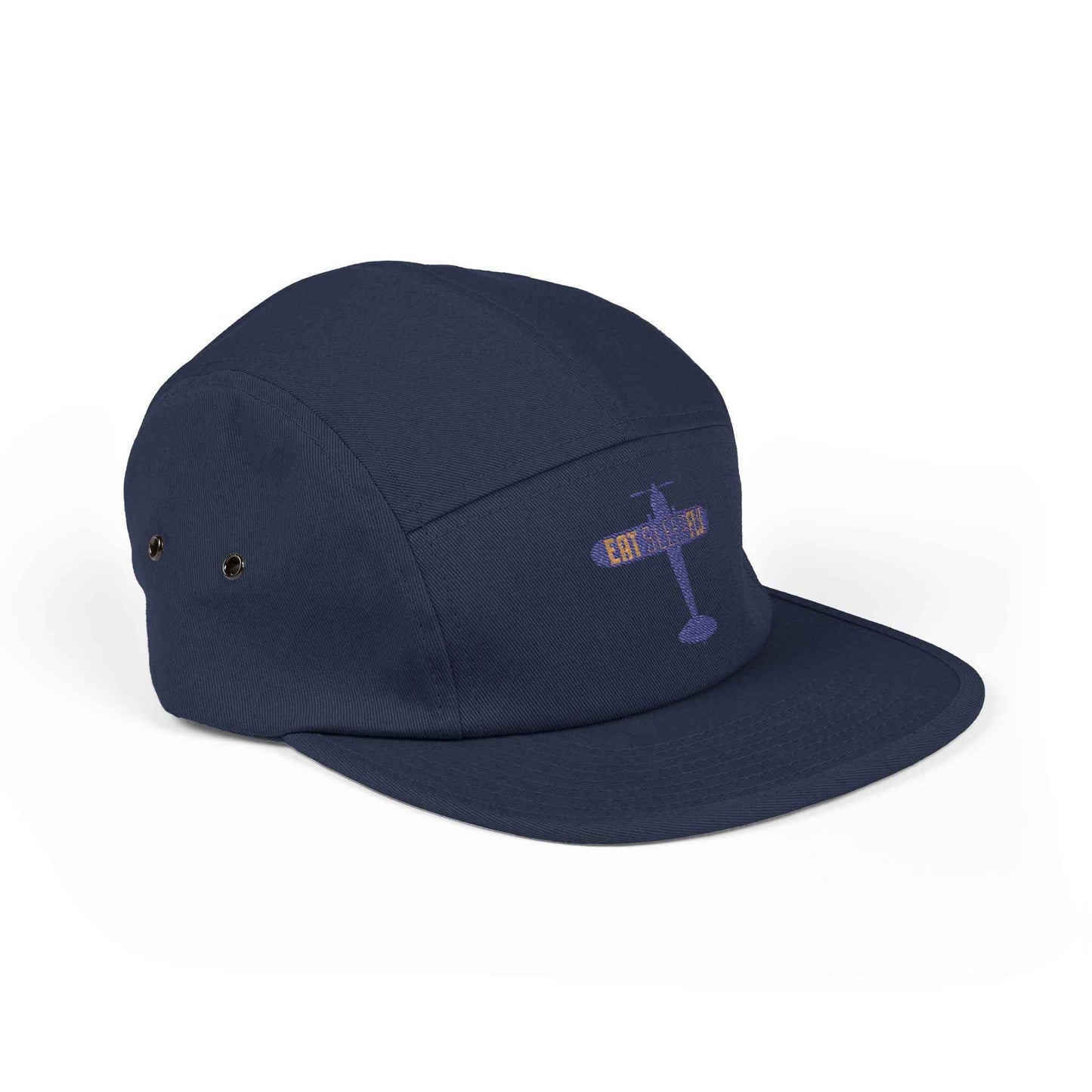 Embroidered "EAT SLEEP FLY" Racing 5-Panel Cap