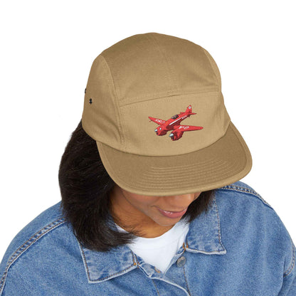 Vintage Comet Racer 5-Panel Cap — Embroidered Racing Logo
