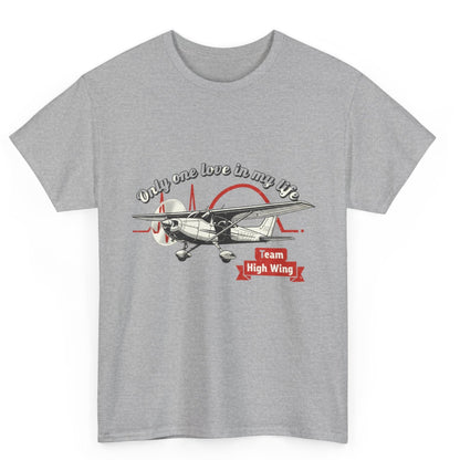 Team High Wing Aviation T-Shirt — Pilots & Plane Lovers
