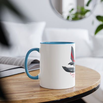 Eurostar EV07 Captain Cool Two-Tone Coffee Mugs, 11oz - Funky Aviation