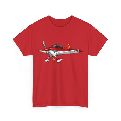 RV7 — Red Graphic Tee for Pilots
