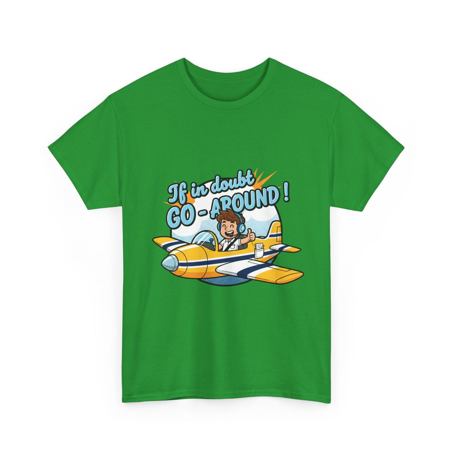 "If in Doubt, Go Around" Pilot Plane T‑Shirt