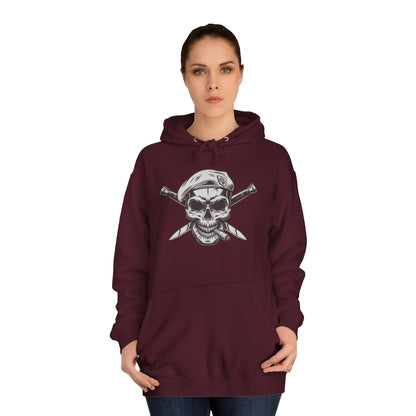 Combat Skull Cigar Design - Hoodie