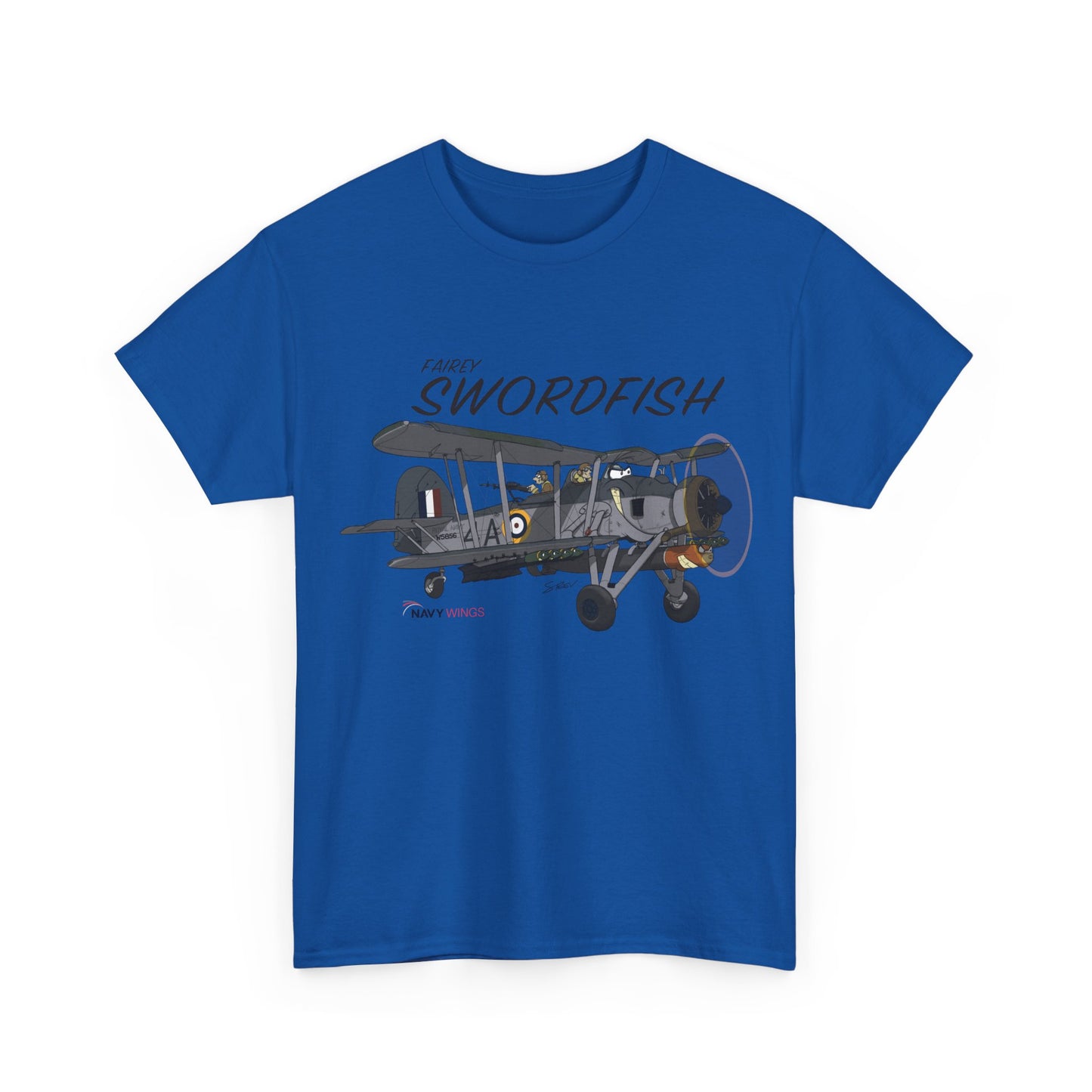 Swordfish Vintage Biplane T-Shirt — WWII Aircraft Aviation Tee